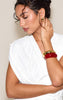 Gold and Orange Statement Cuff