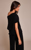 Heavy Brushed Rib One Shoulder Slouchy Top