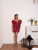 Floral Tapestry Mini Dress