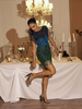 Mosiac Ombrè Fringe Dress