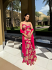 Fuschia pink gharara set