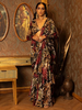Printed Ruffle Saree