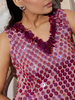 Rosé Prism Embellished Top
