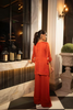 Burnt orange Farshi Salwar co-ord set