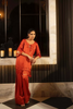 Burnt orange Farshi Salwar co-ord set