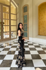 Black embroidered Gharara Set