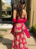 Fuschia pink gharara set