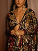 Printed Ruffle Saree
