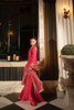 Electric pink tissue gharara set
