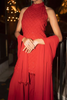 Red Allure gharara set