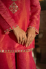 Electric pink tissue gharara set