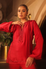 Red Embellished Co-ord Set