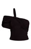 Double Layer Slinky Abstract Sleeve Detail Top
