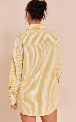 Coastal Stripe Linen Shirt