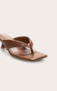 Toffee Touch Square Mules