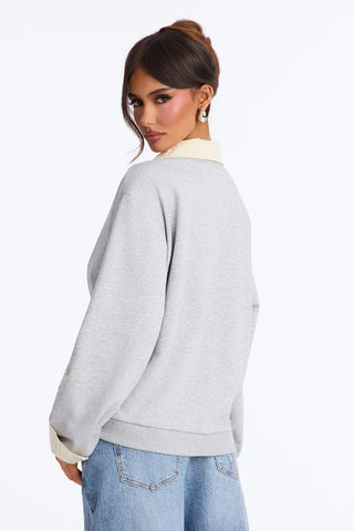 Lindsey French Terry Layered Long Sleeve Top