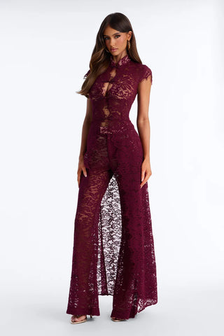 Alora Lace 3 Piece Pant Set