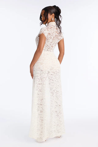 Alora Lace 3 Piece Pant Set