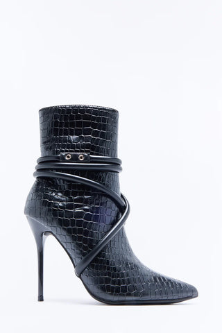 Camryn Booties - Navy