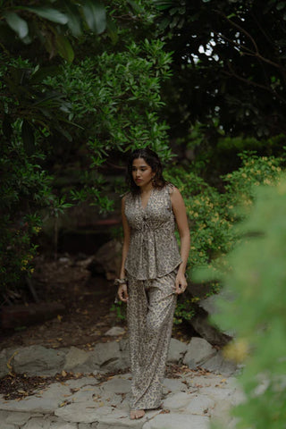 Leopard top + pants