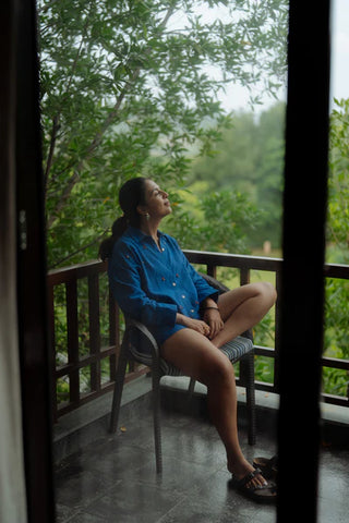Denim dream shirt + shorts