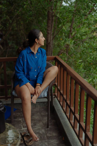 Denim dream shirt + shorts