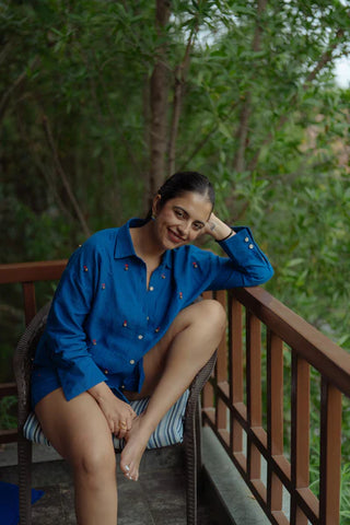 Denim dream shirt + shorts