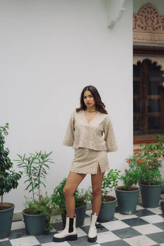 Desert muse top + skorts
