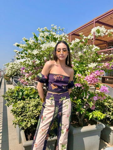 Ives Puff Sleeve Crop Top