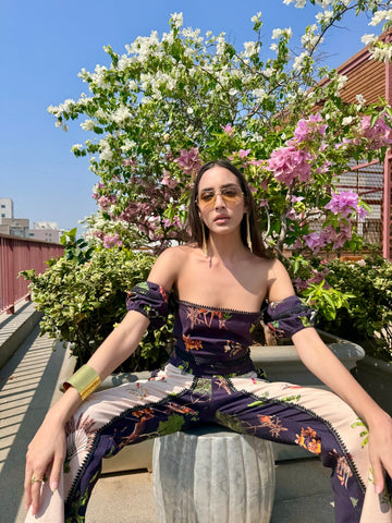 Ives Puff Sleeve Crop Top