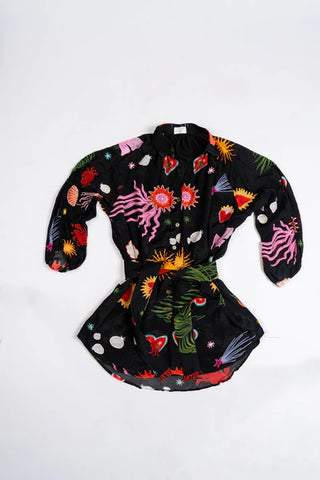 Marine shirt dress