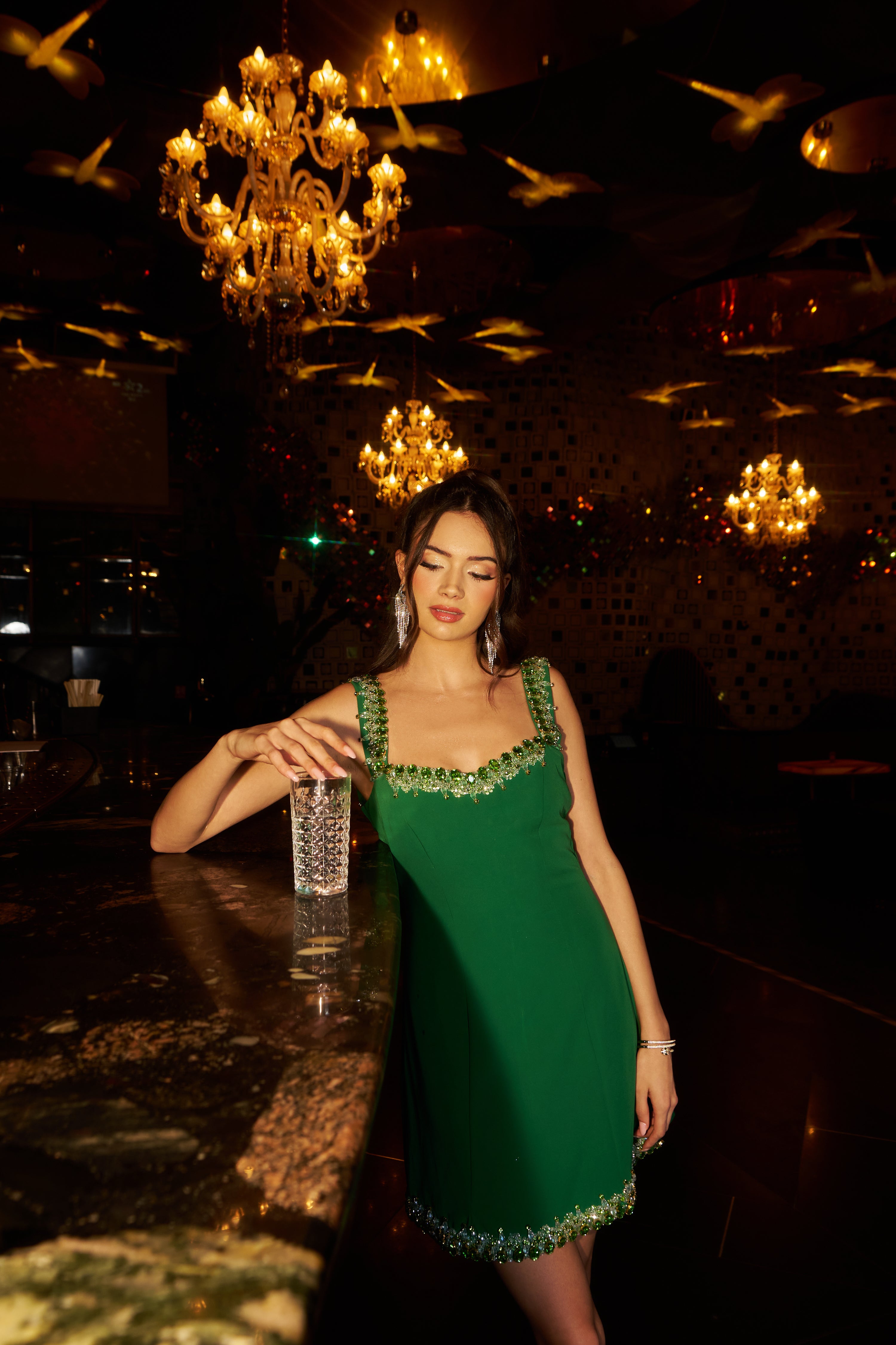 Emerald Green Jewel Dress The Bae Club Emerald Green Jewel Dress The Bae Club