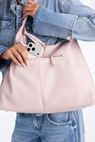 Got Carried Away Faux Leather Tote Handbag