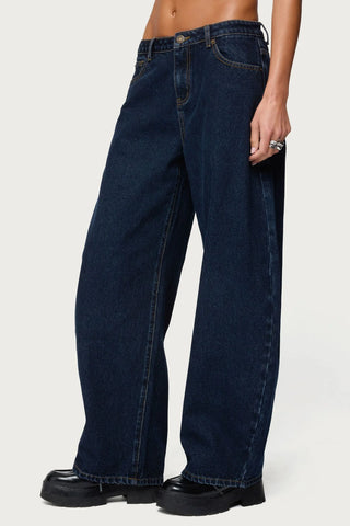 Jillian Low Rise Oversized Barrel Jeans