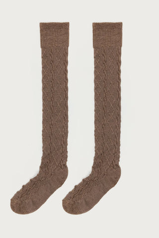 Cable Knit Socks