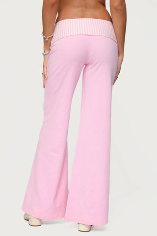 Seychelles Striped Fold Over Pants