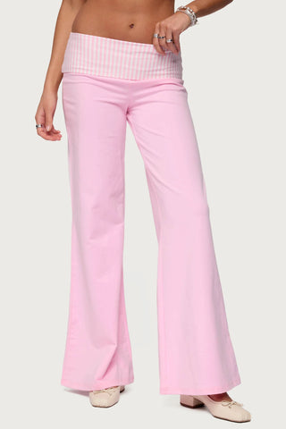 Seychelles Striped Fold Over Pants