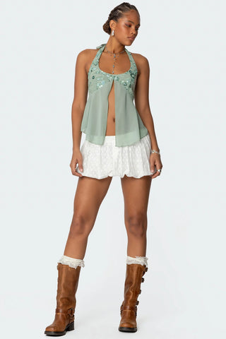 Starlit Chiffon Top