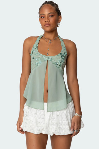 Starlit Chiffon Top