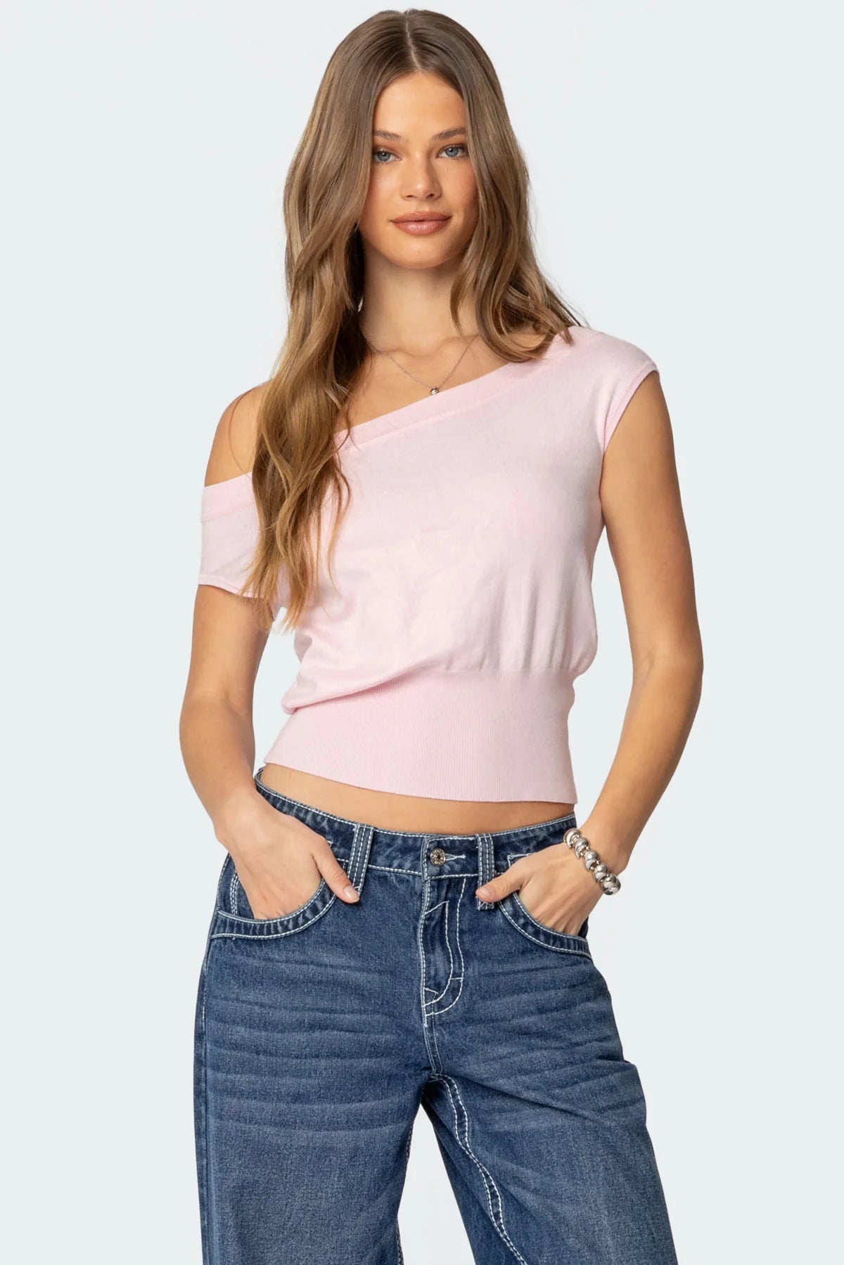Michaela Luxe Off-Shoulder Top