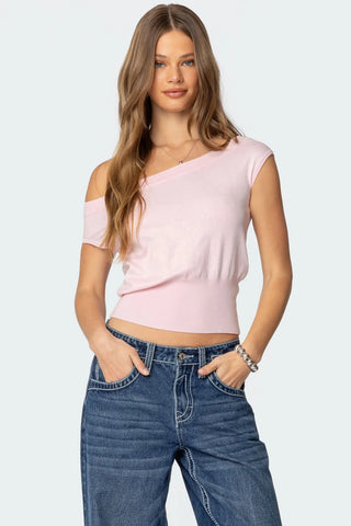 Michaela Luxe Off-Shoulder Top