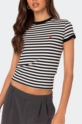 Strawberry Striped T-Shirt