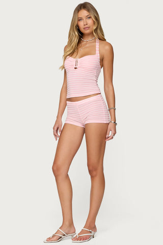 Ripple Texture Micro Shorts
