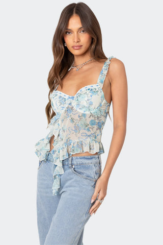 Cascade Ruffle Bralette