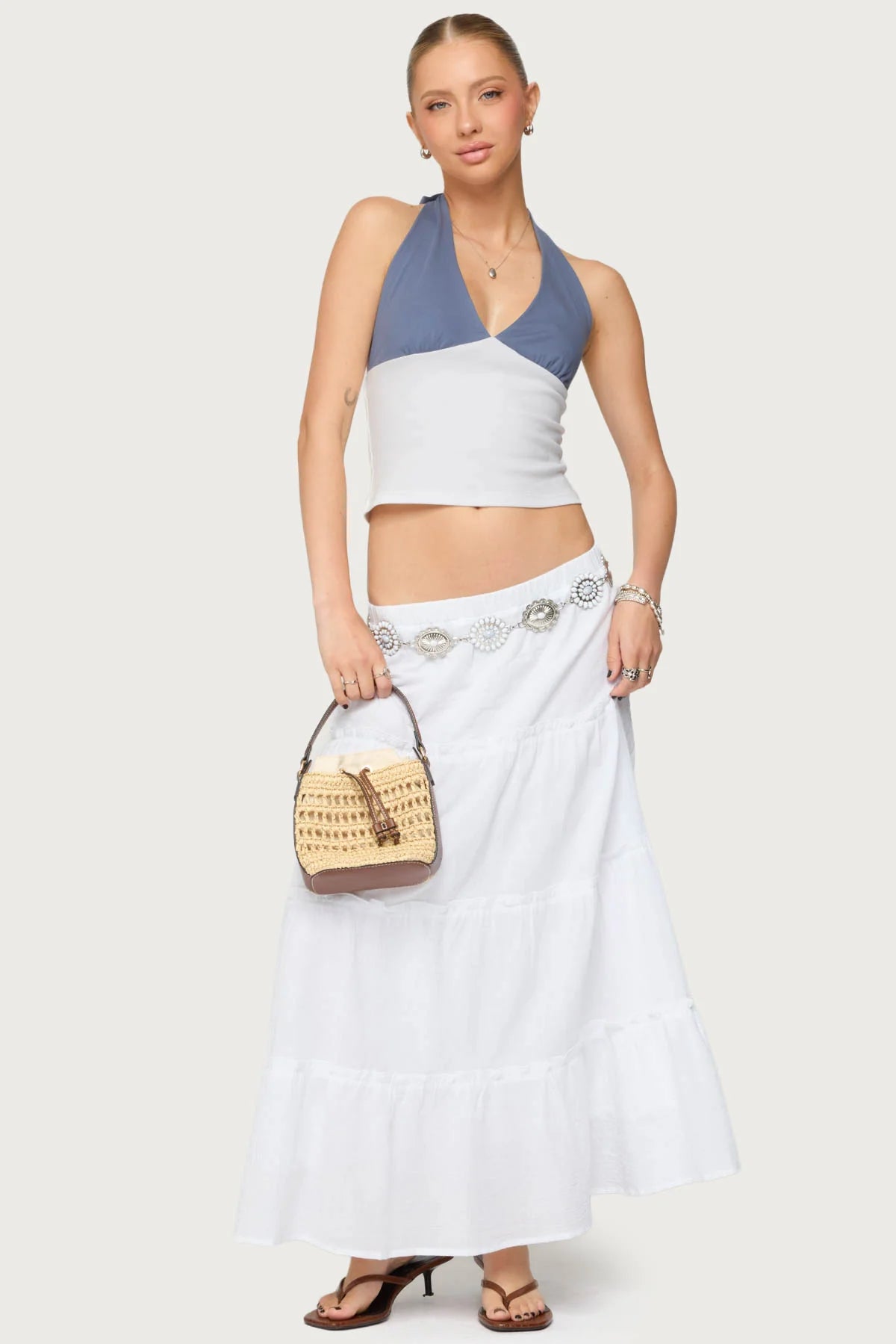 Petite Cascadia Tiered Skirt