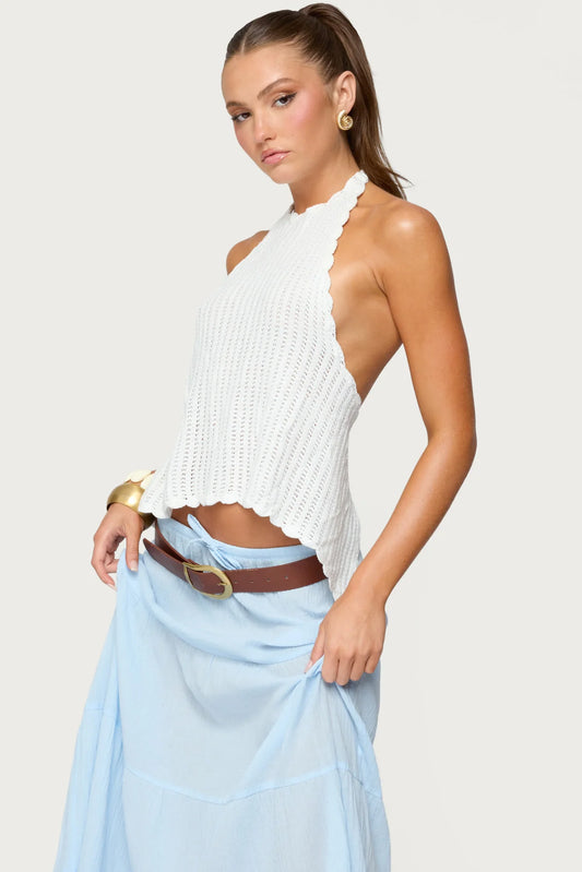 Solterra Crochet Halter Top