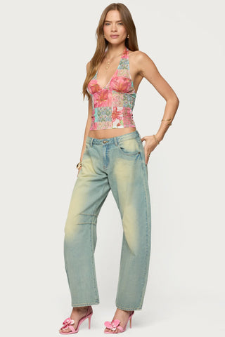 Catie Afterglow Halter Top