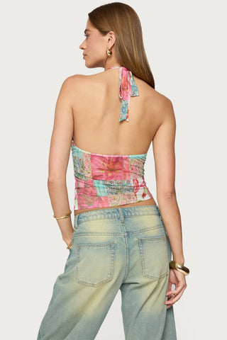 Catie Afterglow Halter Top
