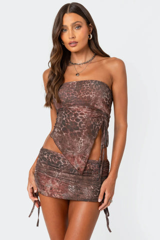 Feline Flow Mesh Tube Top