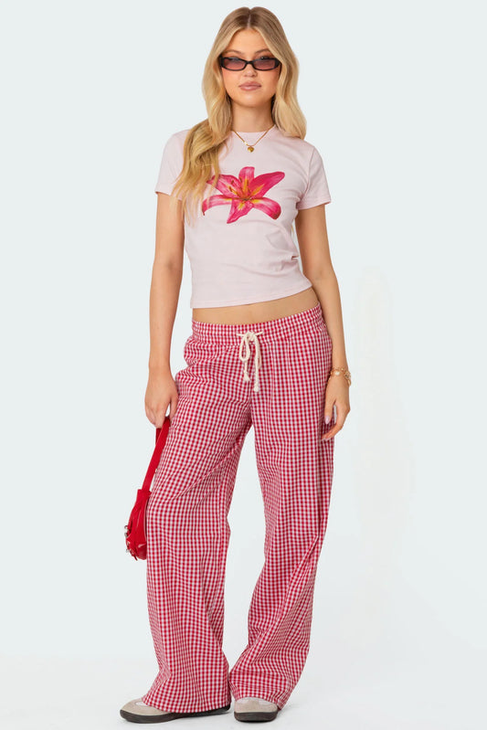 Ginger Gingham Pants